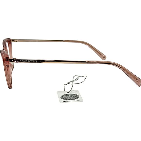 Swarovski SK5314 Womens Plastic Eyeglass Frame 074 Pink 54-14